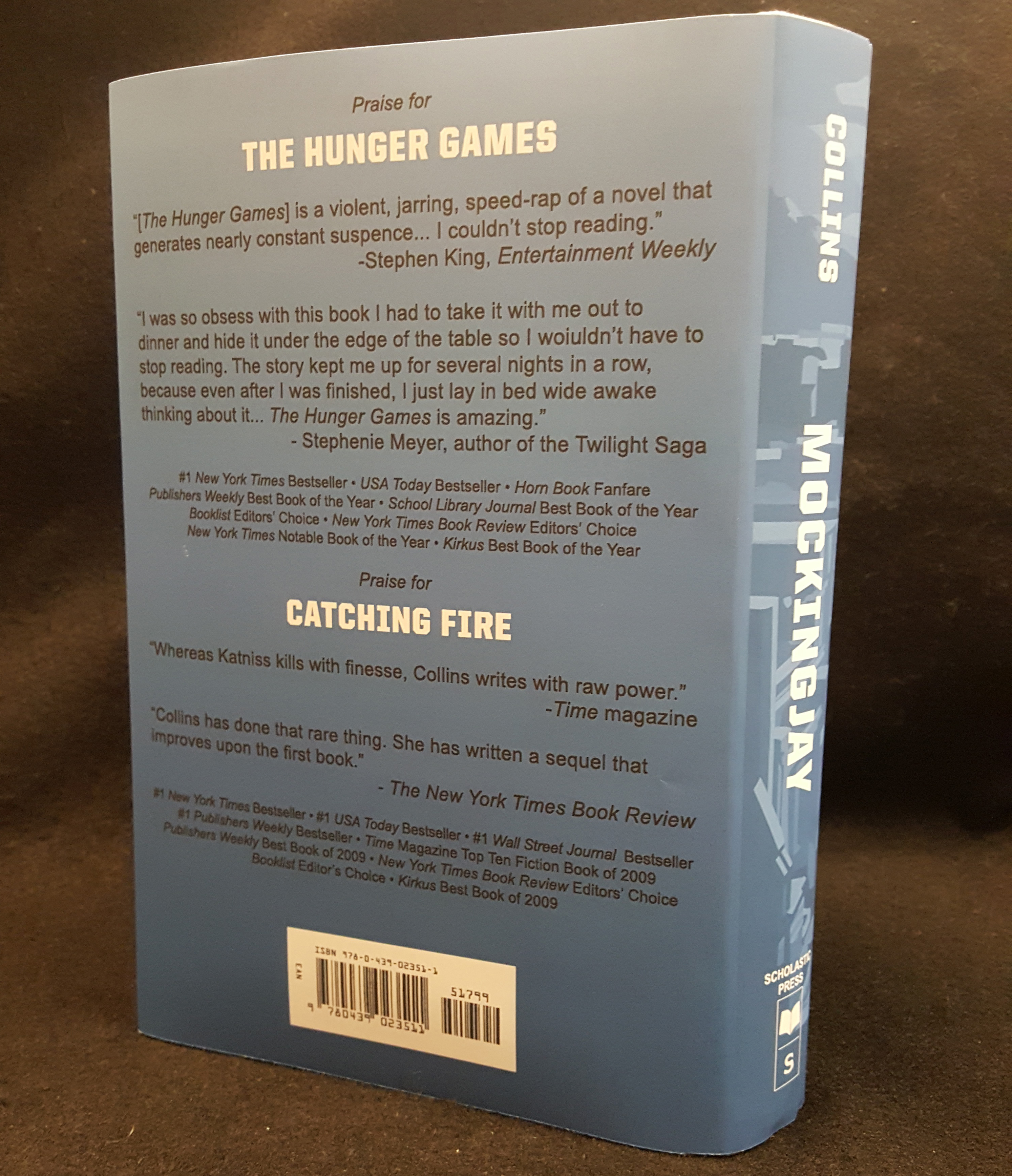 Mockingjay Book Cover Back Photo